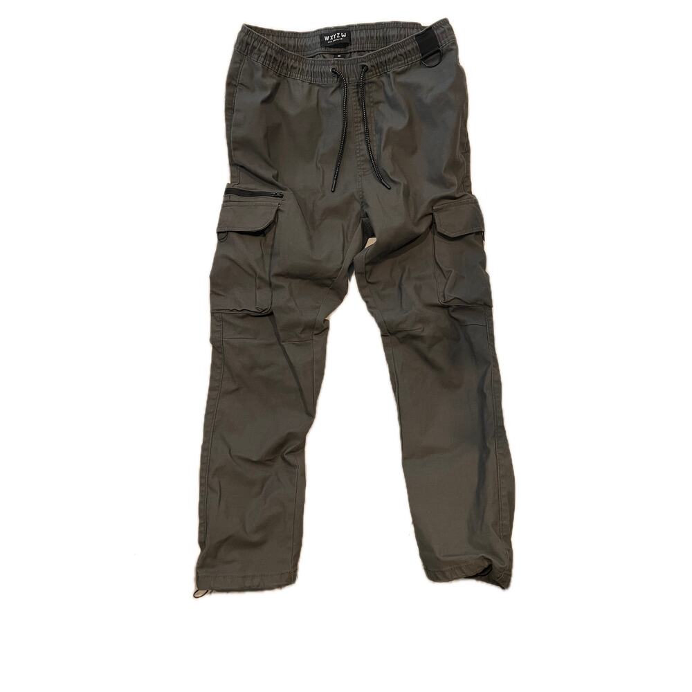 WXYZ Gray Straight Ankle Cargo Pants Mens Med 30x26